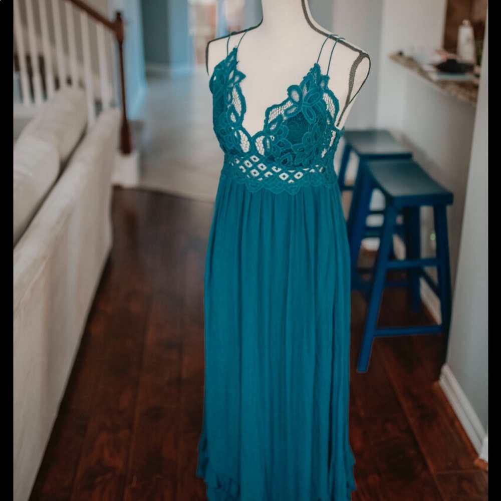 Adele Maxi in Teal by Free people